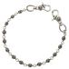 CHROME HEARTS Chrome Hearts 2BALL SHORT-T/2 зажим Short #2 Cross мяч цепочка для бумажника серебряный BCA064