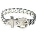 HERMES Hermes 90S VINTAGE BOUCLE SELIER GM Vintage книжка ru Serie MM браслет серебряный 