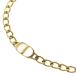 Christian Dior Christian Dior CD Logo цепь колье короткое колье Gold GD металлизированный 