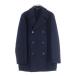 HERMES Hermes овечья кожа отделка кашемир melt n двойной breast бушлат темно-синий 