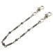 CHROME HEARTS Chrome Hearts BRL LINK SHORT-T 2 зажим Short barrel Cross мяч ссылка цепочка для бумажника серебряный 