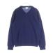 NO BRAND No-brand CLUB MONACO( Club Monaco ) кашемир V шея вязаный свитер темно-синий 