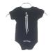 CHROME HEARTS Chrome Hearts ROMPERS RS3 детский комбинезон черный детская одежда 