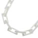 LOUIS VUITTON Louis Vuitton Collier Square Ceramic Chain Necklacekolie квадратное керамика цепь колье белый MP2350