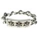 CHROME HEARTS Chrome Hearts ID 3 STARs lease ta-ID fancy ссылка браслет 13LINK серебряный 
