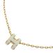 HERMES Hermes Mini H очарование pop пепел H колье белый / Gold H147992FP