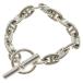 HERMES Hermes Vintage Chaine d'Ancre PM 15LINK Vintage she-n Dunk ruPM 15 koma браслет серебряный 