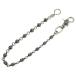CHROME HEARTS Chrome Hearts 2BALL SHORT-S/1 зажим Short #2 Cross мяч цепочка для бумажника серебряный BCA063