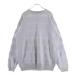 GOODENOUGH Good Enough 90s KNITWEAR бирка вырез лодочкой окантовка вязаный свитер lilac 