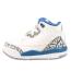 NIKE Nike воздушный Jordan 3 retro tu lube Roo and kopa- Kids - ikatto спортивные туфли белый / голубой US9C/9cm