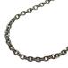 CHROME HEARTS Chrome Hearts OLD PAPER CHAIN 20 бумага цепь колье 20inch серебряный 