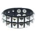 SUPREME Supreme 26SS Studded Leather Bracelet заклепки кожа браслет черный 