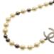 CHANEL Chanel здесь Mark жемчуг колье серебряный 
