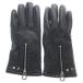 cvtvlist катализатор CROSS LEATHER GLOVE Logo кожа Zip перчатка перчатки черный 
