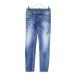  Dsquared Jennifer Jean Jennifer джинсы обтягивающий повреждение обработка Denim брюки женский индиго S75LB0282p