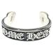 CHROME HEARTS SCROLL LABEL CUFF BRACELET Chrome Hearts CH прокрутить этикетка браслет 