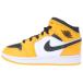NIKE Nike GS AIR JORDAN 1 MID TAXI 554725-701 воздушный Jordan 1 такси mid cut спортивные туфли US4Y/23.0cm белый / желтый 