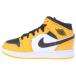 NIKE Nike GS AIR JORDAN 1 MID TAXI 554725-701 воздушный Jordan 1 такси mid cut спортивные туфли US4Y/23.0cm белый / желтый 