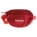 SUPREME Supreme 18AW Waist Bag стеганое полотно нейлон сумка-пояс красный 