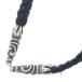CHROME HEARTS Chrome Hearts Leather Braid кожа лезвие BORO chip черный / серебряный 