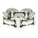 HOORSENBUHS сигнал sen Booth DAME CLASSIC TRI-LINK RING dim Classic Try ссылка кольцо кольцо серебряный 