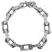 LOUIS VUITTON Louis Vuitton браслет * монограмма цепь metal браслет цепь браслет серебряный M00309