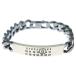 MM6 Maison Margiela M M Schic s mezzo n Margiela number кольцо Logo plate металлизированный цепь браслет серебряный 