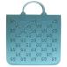 GUCCI Gucci GGs шкив m дети z большая сумка ручная сумочка бирюзовый голубой Raver 679365