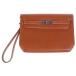 HERMES Hermes Kelly tepeshu25 Gold клатч кейс Brown toliyonkre man sW печать серебряный металлические принадлежности 