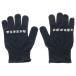 CHROME HEARTS Chrome Hearts GLOVE Logo принт перчатка перчатки черный 
