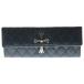 CHROME HEARTS Chrome Hearts DINNER LG CH CROSStina- Large CH Cross есть кожа клатч черный 