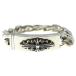 CHROME HEARTS Chrome Hearts ID FLORAL CRS цветочный Cross ID Classic ссылка браслет 13LINK серебряный BCA164