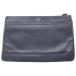 EMPORIO ARMANI Emporio Armani Leather clutch bag кожа клатч темно-синий YC91E Y4P019