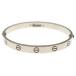 Cartier Cartier Rav браслет Au750 K18WG браслет #17 белое золото 