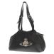 Vivienne Westwood Vivienne Westwood big o-b design yasmin leather handbag Boston bag black 