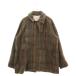 AiEe- I i-FM JACKET tartan проверка общий рисунок melt n шерсть бушлат Brown HM591