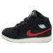 NIKE Nike GS AIR JORDAN 1 MID MULTI COLOR SWOOSH воздушный Jordan 1 многоцветный sushu черный Kids US4.5Y/23.5cm 554725-065