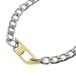 DIESEL дизель STEEL NECKLACE D Logo цепь колье серебряный / Gold DX1343