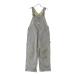  Vintage 70S DENIM OVERALL Vintage Bick Mac JCpe колено Hickory полоса Denim комбинезон белый / голубой 