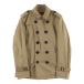 BLACK LABEL CRESTBRIDGE Black Label k rest Bridge Logo печать кнопка в клетку подкладка имеется Short тренчкот Brown 