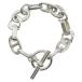 HERMES Hermes VINTAGE Area Bracelet PMa редкость цепь браслет серебряный 