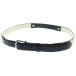 JOHN LAWRENCE SULLIVAN John Lawrence sali van LEATHER PIN BUCKLE BELT булавка пряжка кожаный ремень черный / серебряный JLS-06-33