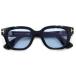 TOM FORD Tom Ford TF1274-D Asian Fit we Lynn тонн рама прозрачный цвет линзы солнцезащитные очки очки черный / голубой 