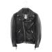 CHROME HEARTS Chrome Hearts JJ DEAN/JJ Dean lining silk CH Cross daga- Zip Rider's leather jacket black 