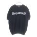 DSQUARED2 Dsquared Logo хлопок вязаный джемпер с коротким рукавом черный S71HA0994