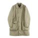 NEIGHBORHOOD Neighborhood 18AW ISLEY/N-COAT заслонка карман нейлон пальто с отложным воротником бежевый 182AQNH-JKM06