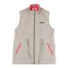 FILA filler Logo вышивка Zip безрукавка блузон лучший бежевый 