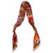 HERMES Hermes tsui Lee Precious pala кости красный шелк шарф 