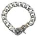 CHROME HEARTS Chrome Hearts CLSC CHN LNK SML Classic ссылка зажим браслет 15 ссылка серебряный 