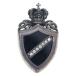 JOSTEN STER Justin Star CROWN SHIELD Crown защита подвеска с цепью оникс ... серебряный / черный SPJ117 2